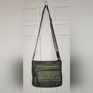 Tommy Bahama Olive Green Crossbody / Messenger Bag